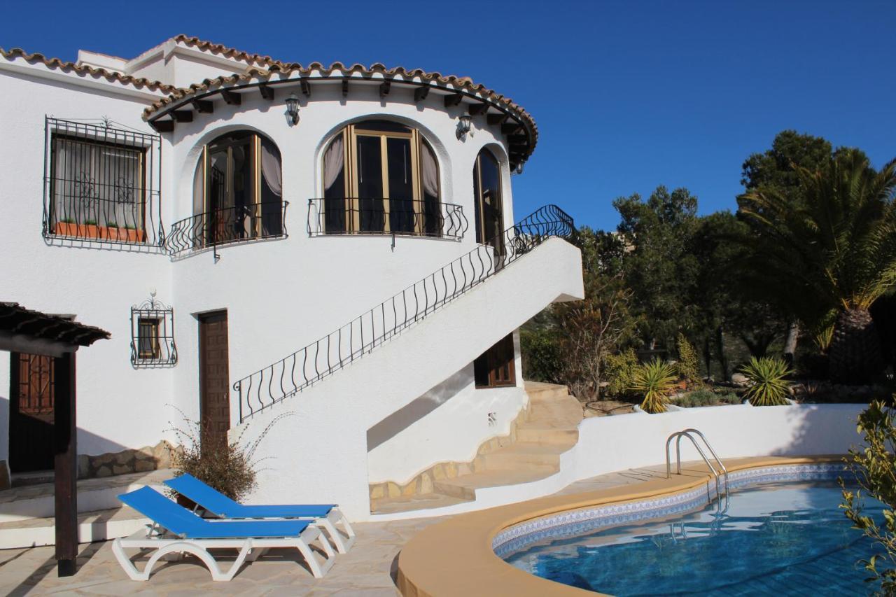La Madrugada - Luxury Moraira Villa With Sea Views And Private Heated Pool Eksteriør billede