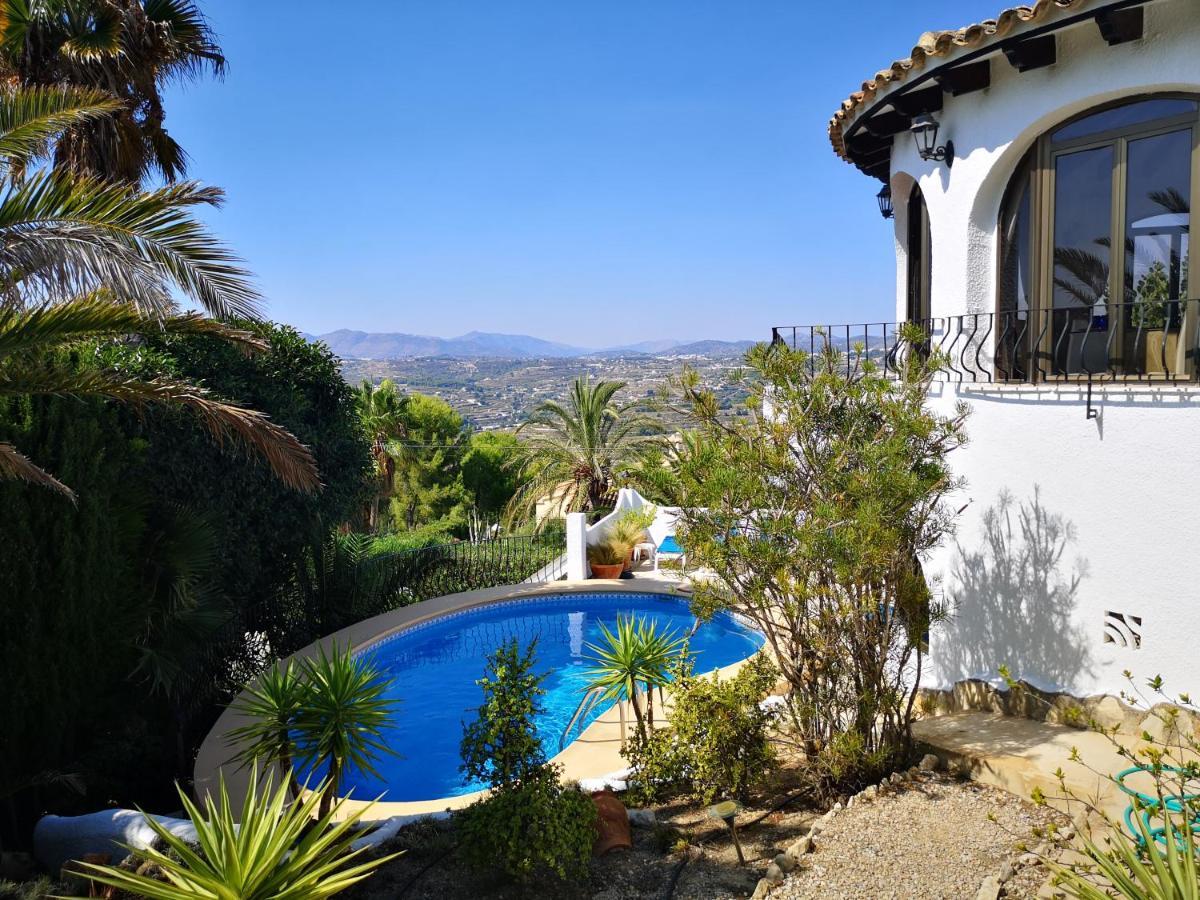 La Madrugada - Luxury Moraira Villa With Sea Views And Private Heated Pool Eksteriør billede