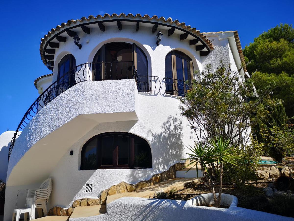 La Madrugada - Luxury Moraira Villa With Sea Views And Private Heated Pool Eksteriør billede