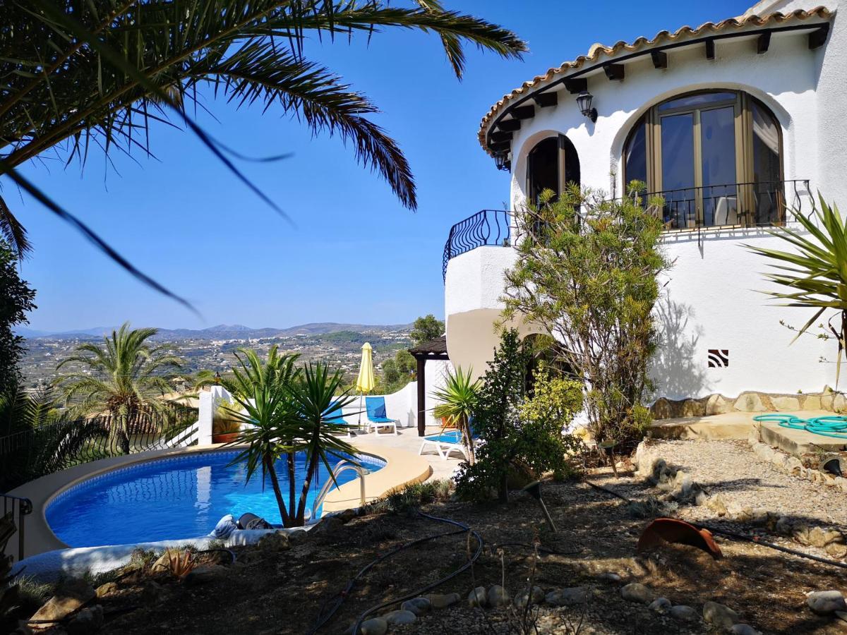 La Madrugada - Luxury Moraira Villa With Sea Views And Private Heated Pool Eksteriør billede