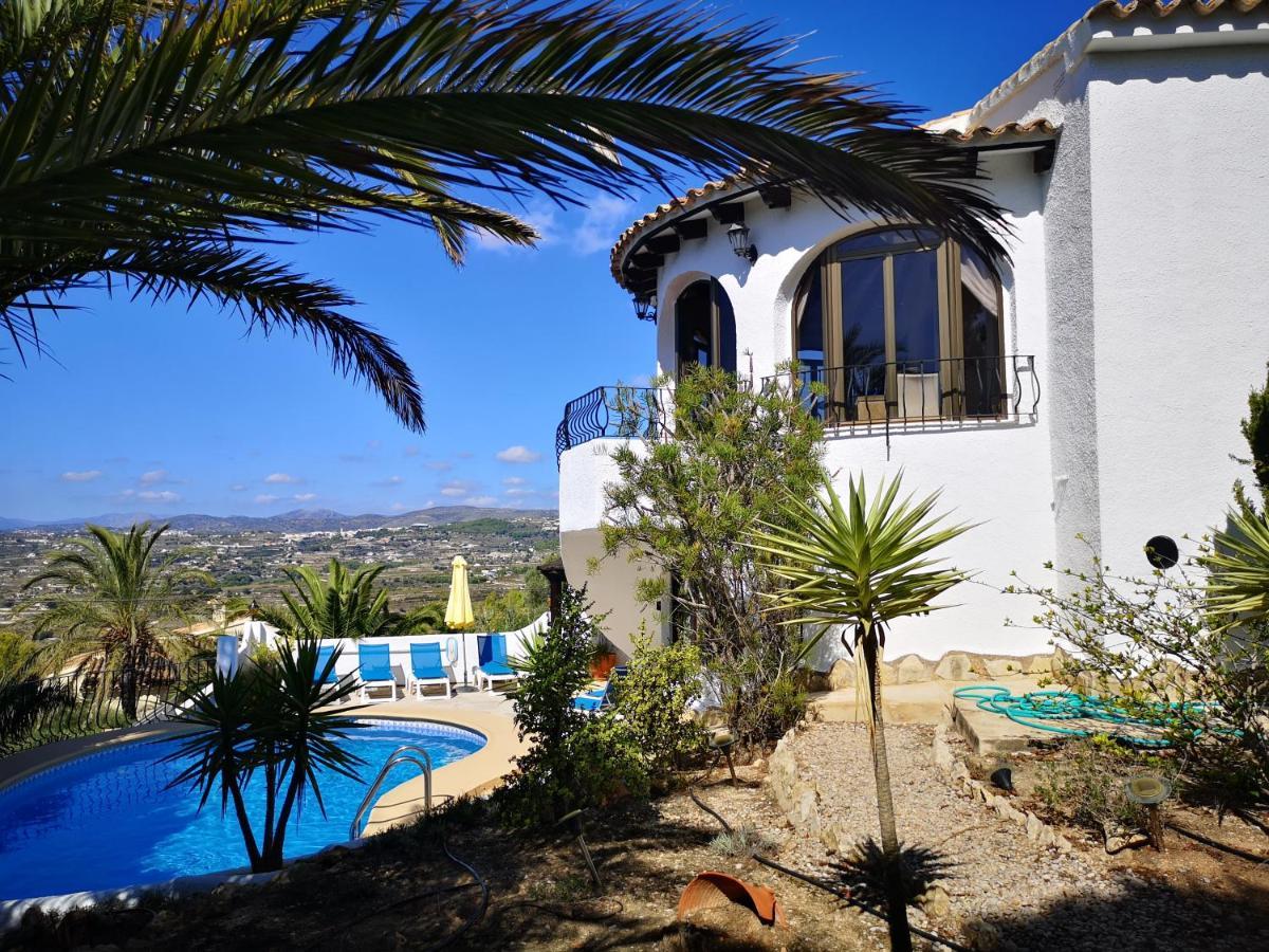 La Madrugada - Luxury Moraira Villa With Sea Views And Private Heated Pool Eksteriør billede