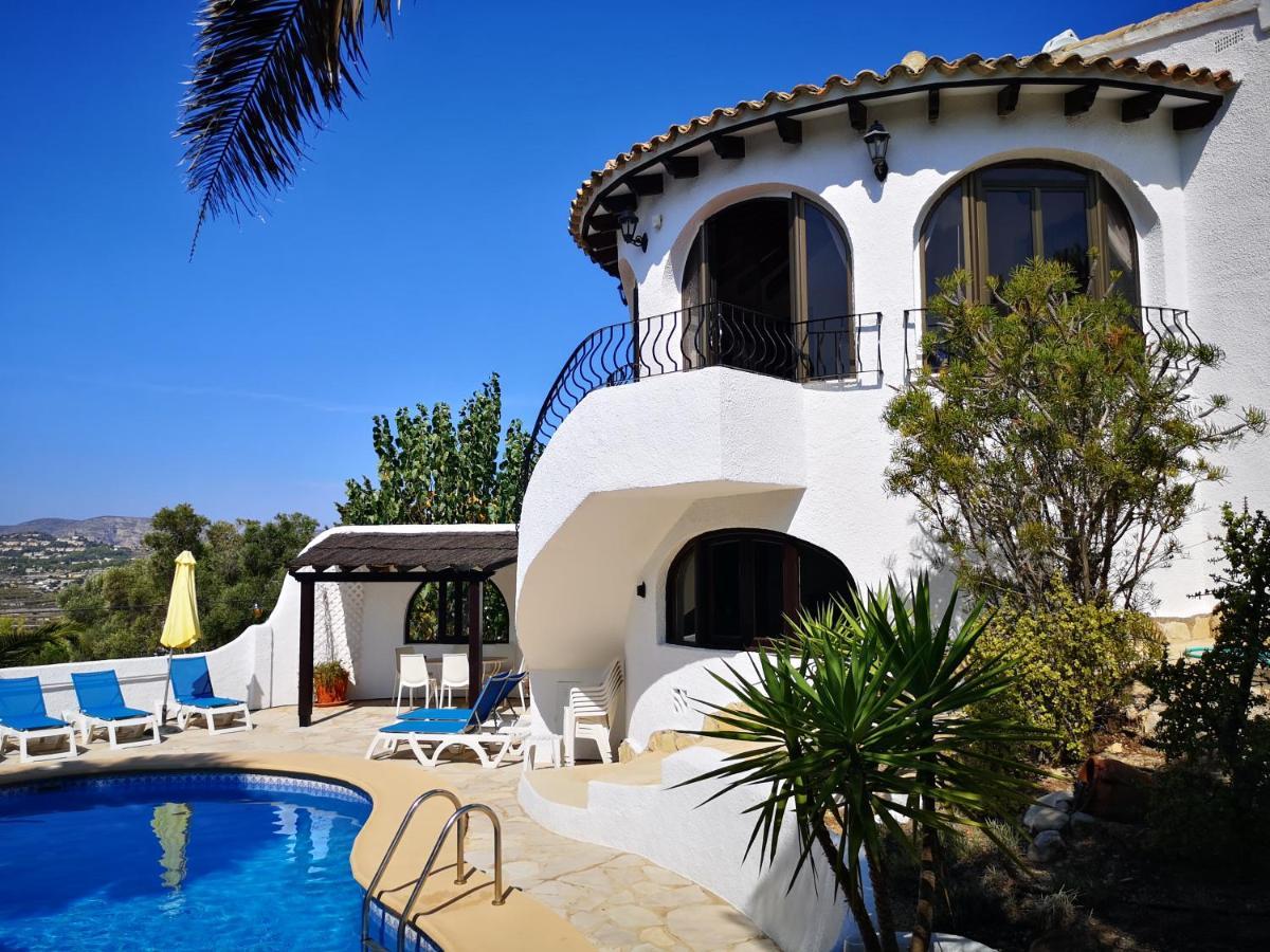 La Madrugada - Luxury Moraira Villa With Sea Views And Private Heated Pool Eksteriør billede