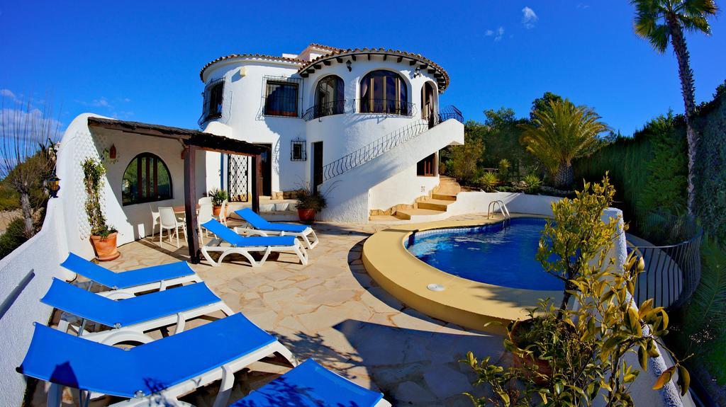 La Madrugada - Luxury Moraira Villa With Sea Views And Private Heated Pool Eksteriør billede