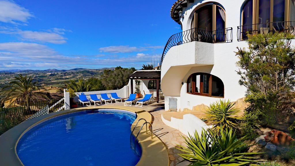 La Madrugada - Luxury Moraira Villa With Sea Views And Private Heated Pool Eksteriør billede